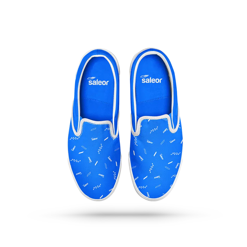 Blue Plimsolls - View 2